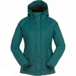 Jack Wolfskin Womens Toscoso Jacket Green Lake/Deep Mint